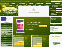 Tablet Screenshot of lesjardinsencascade.com